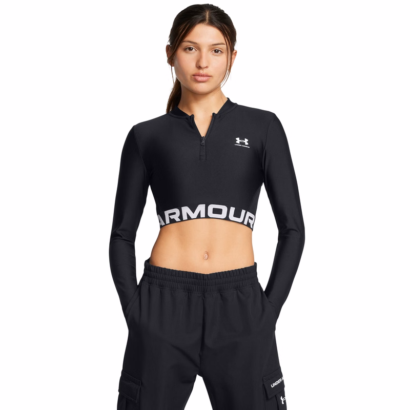 HeatGear Rib Women's Zip Long Sleeve