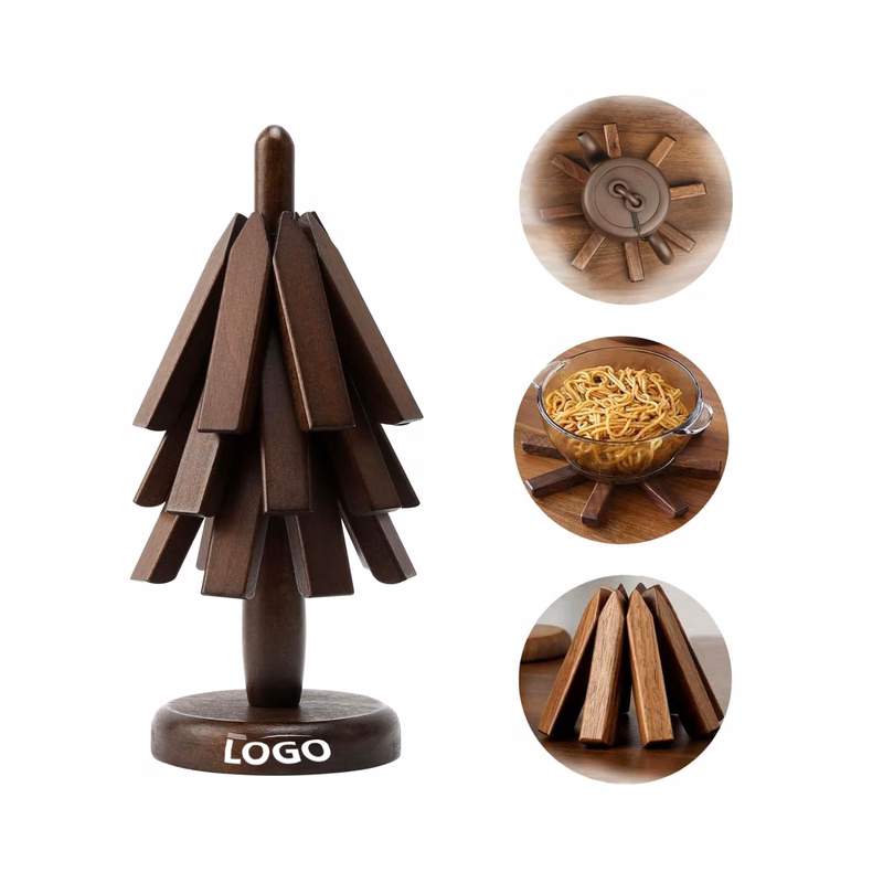 Natural Wooden Trivet Tree Hot Pads