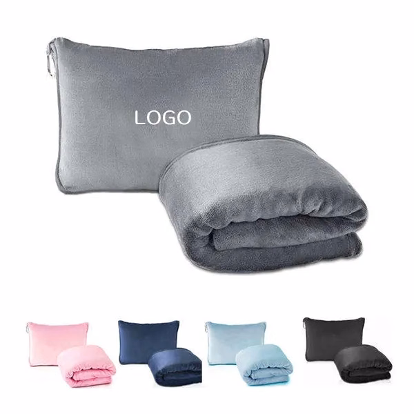 Vacuum Packable Travel Blanket with Customizable