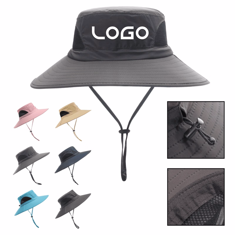 Water-Repellent Polyester Trekking Sun Hat