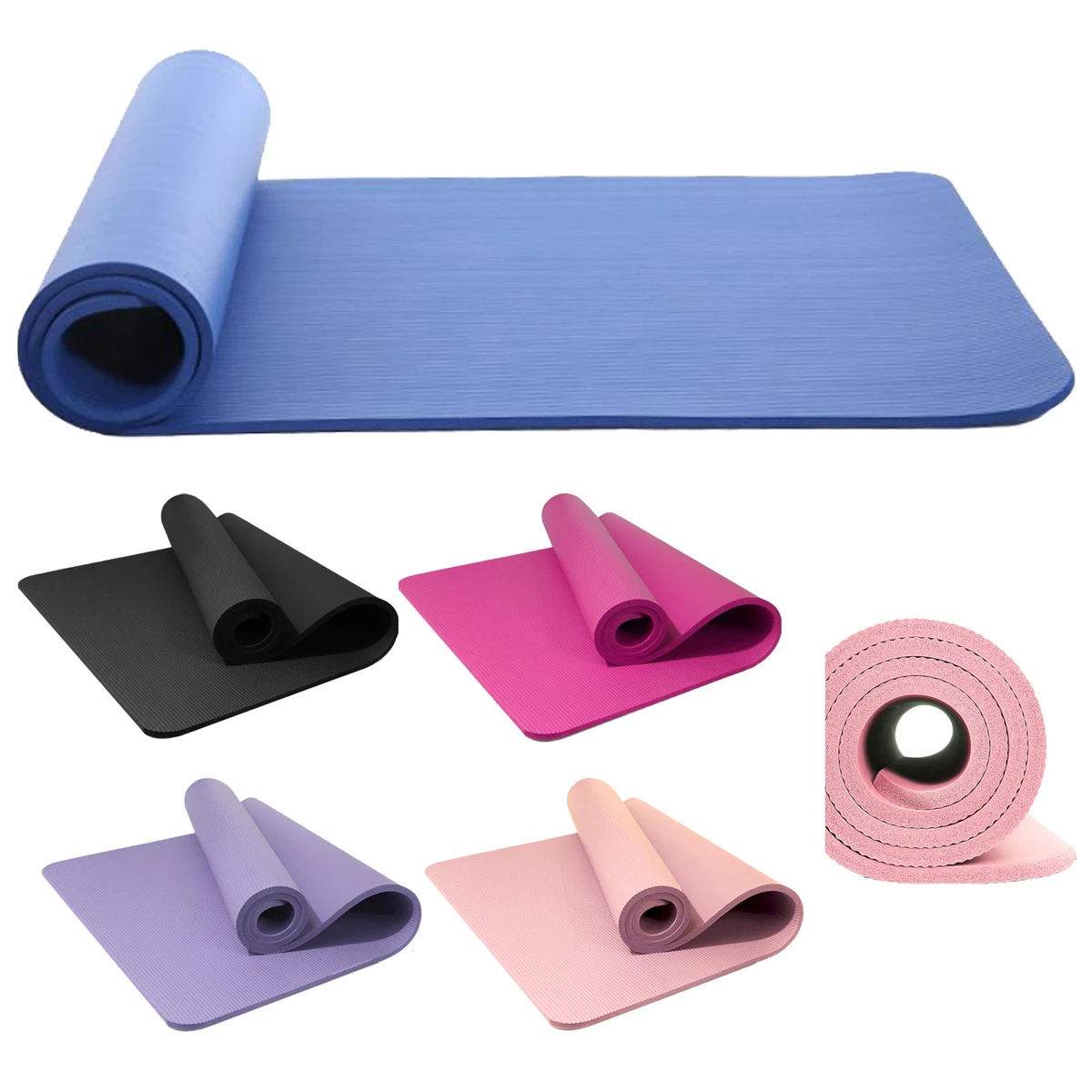 3/8 Inch Thick Premium Yoga Mat 1