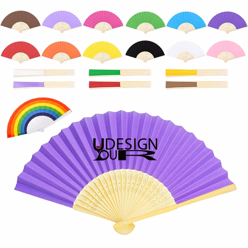 Custom Logo Paper Fan
