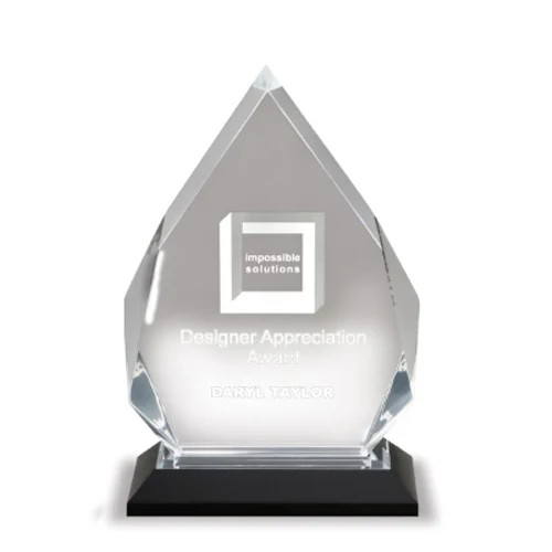 6 3/4" Blue Diamond Acrylic Award 1