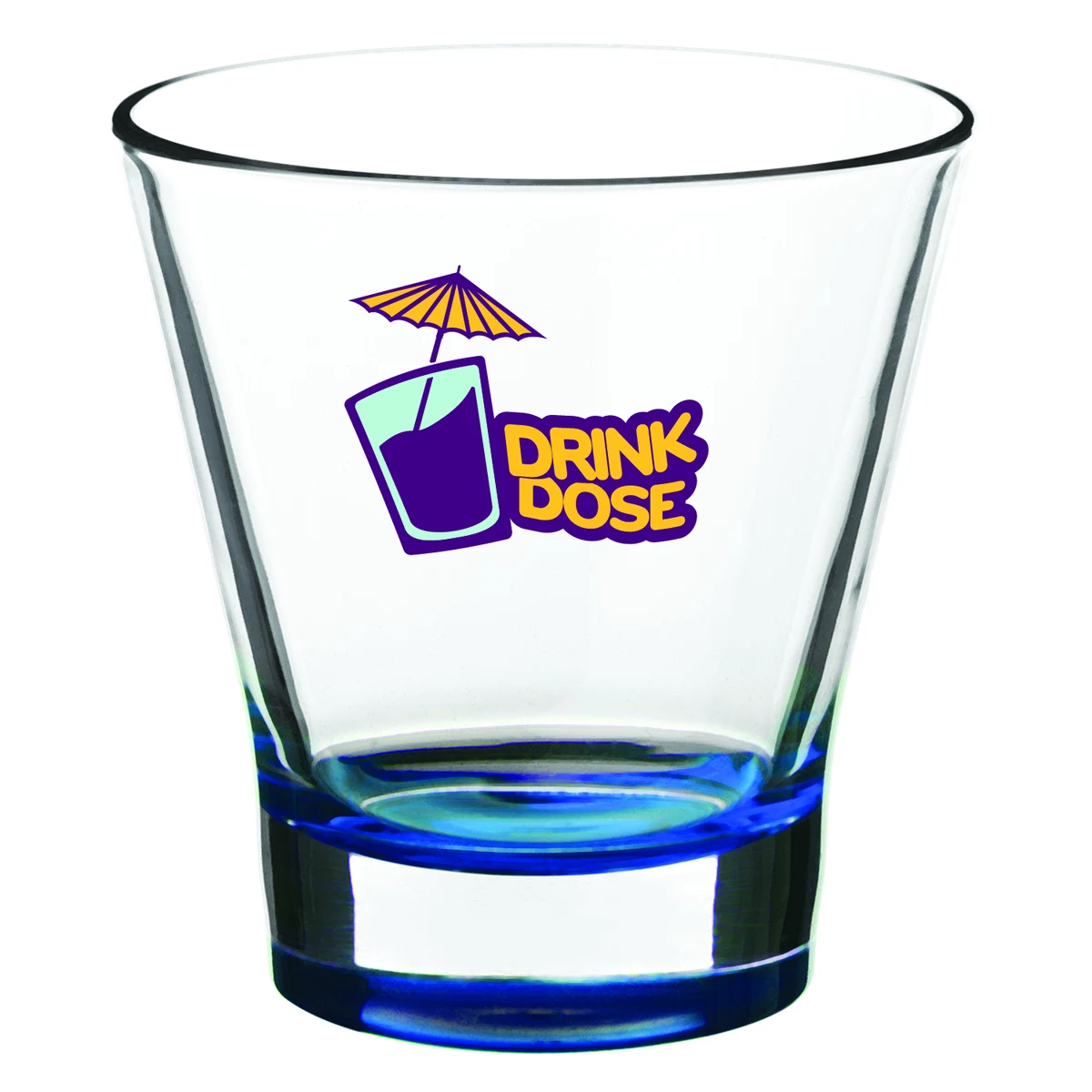 11.5 oz. Shaken Stemless Martini Glass (Full Color Imprint) 1