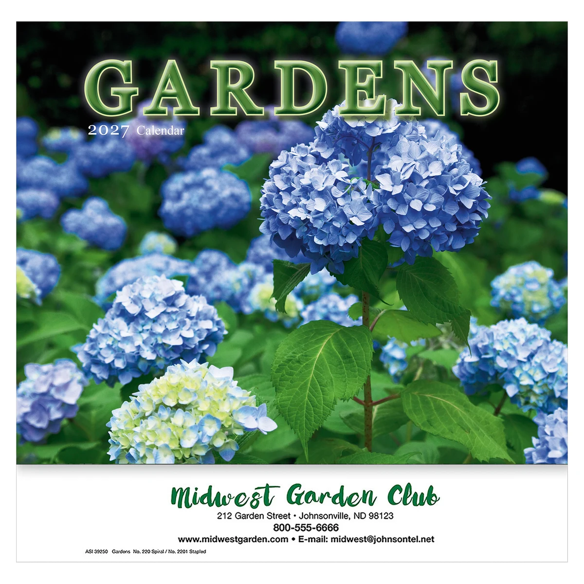 Gardens Wall Calendar: 2027 Stapled 1
