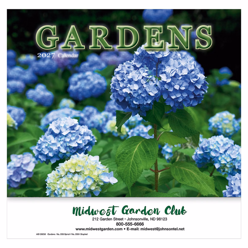 Gardens Wall Calendar: 2027 Stapled