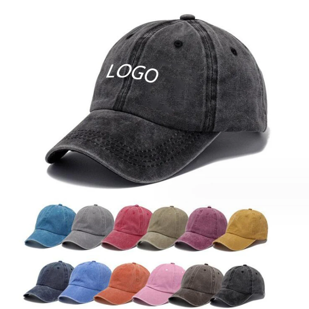 Washed Pigment Dyed Cotton Twill Baseball Cap 1