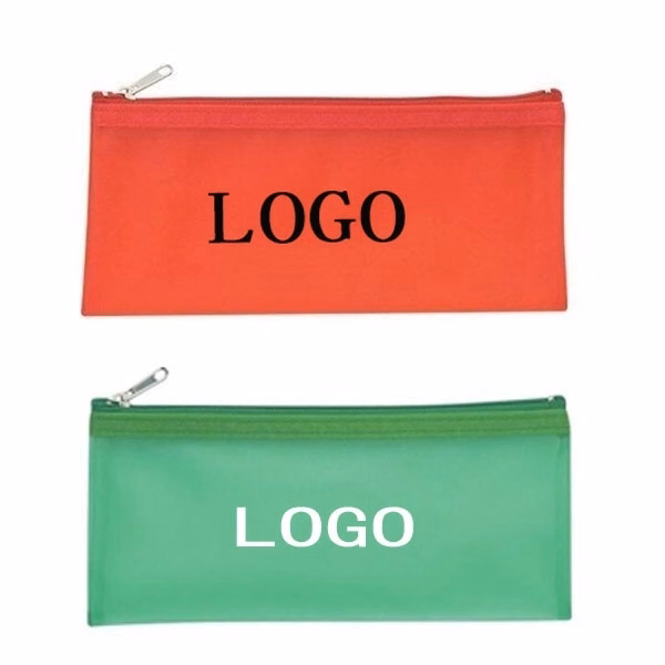 Frosted PVC Pencil Case
