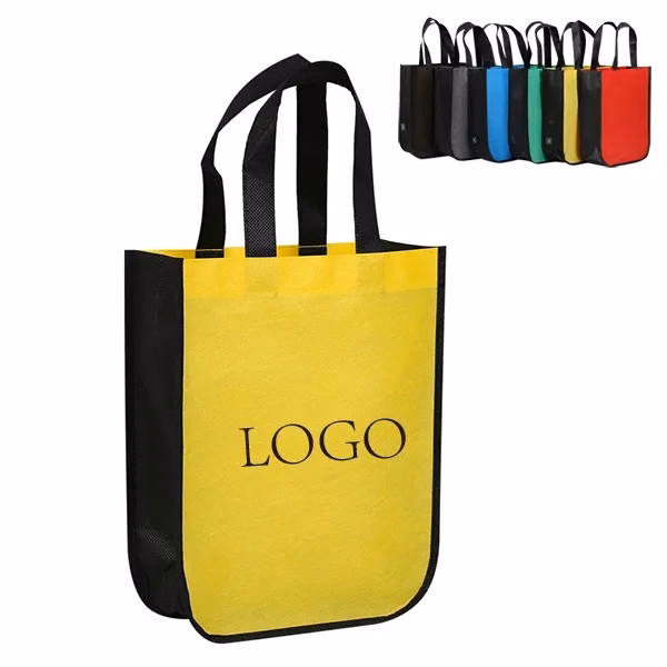 Recycled PET Non-woven tote bag With Round Corner