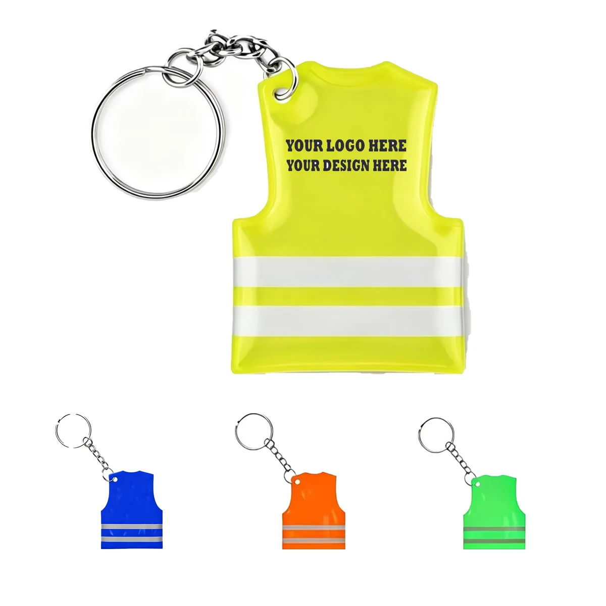 Mini Safety Vest Shaped Key Accessory 1