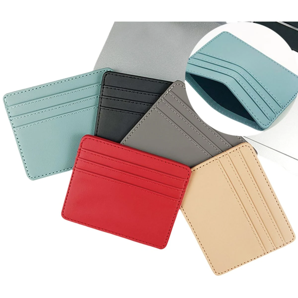 PU Large Capacity Card Case 1