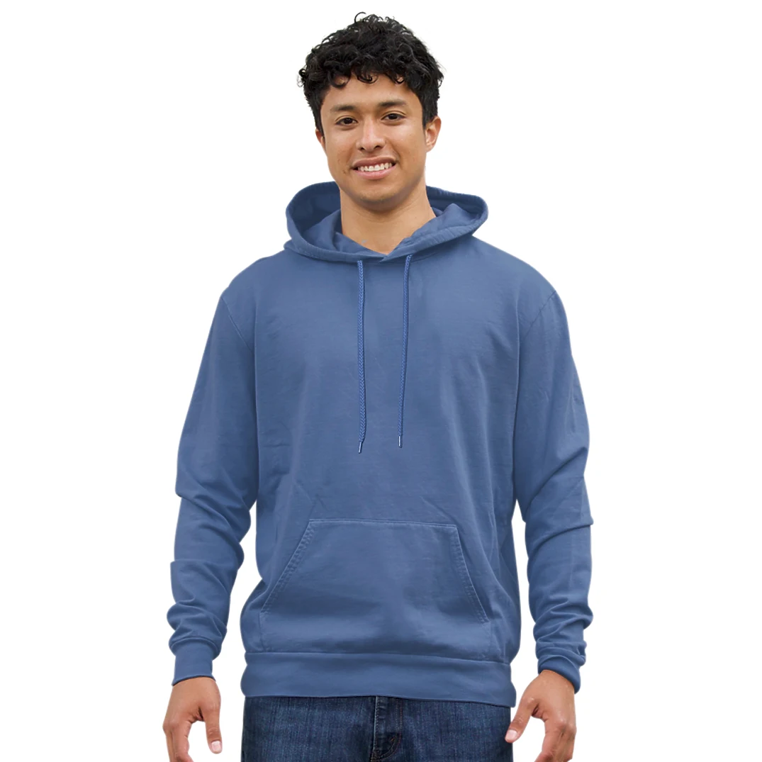 Unisex Vintage Pigment Dyed Fleece Pullover Hoody 1