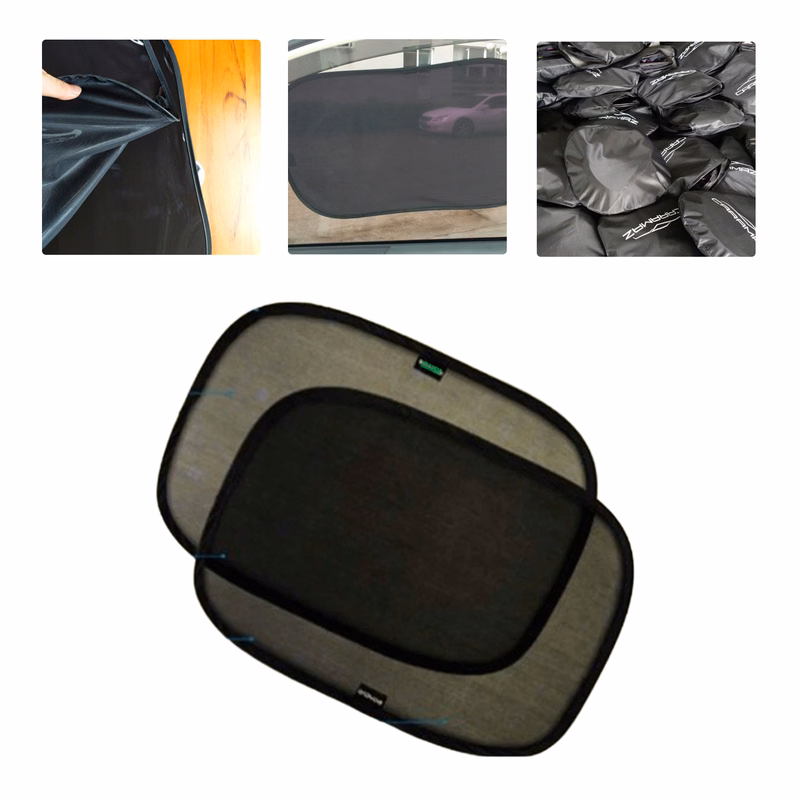 MOQ 50 Custom PVC Static Cling Car Window Sunshade