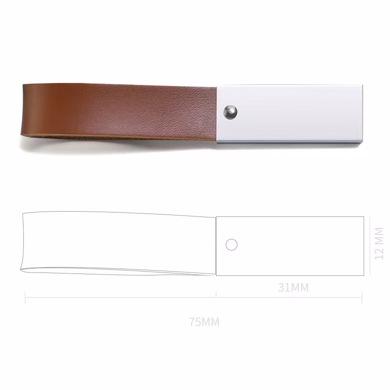 Integrated Leather Lanyard USB Drive 8GB