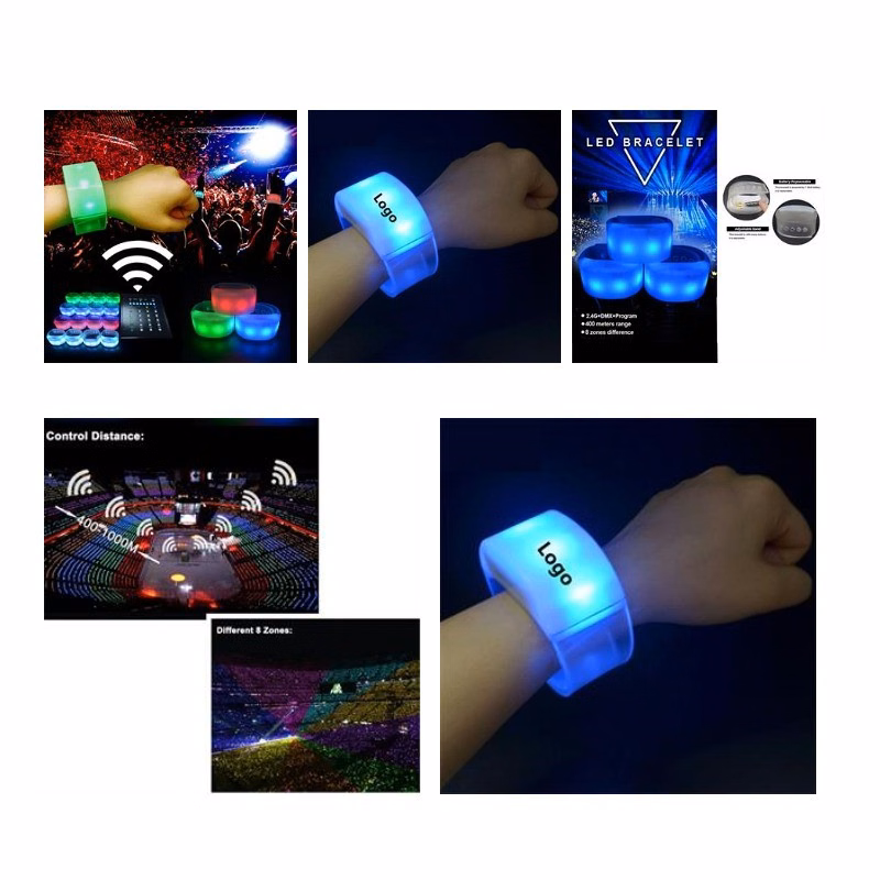 LED Glow Bracelets Light Up Party Concerts Wristband