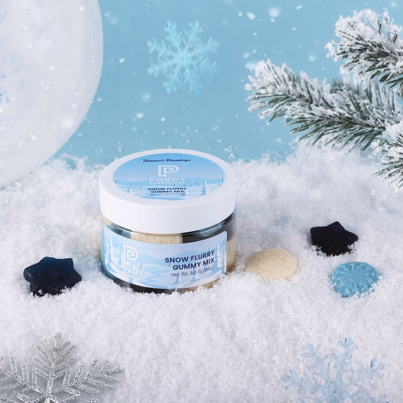 Snow Flurry Gummy Mix: Small Jar