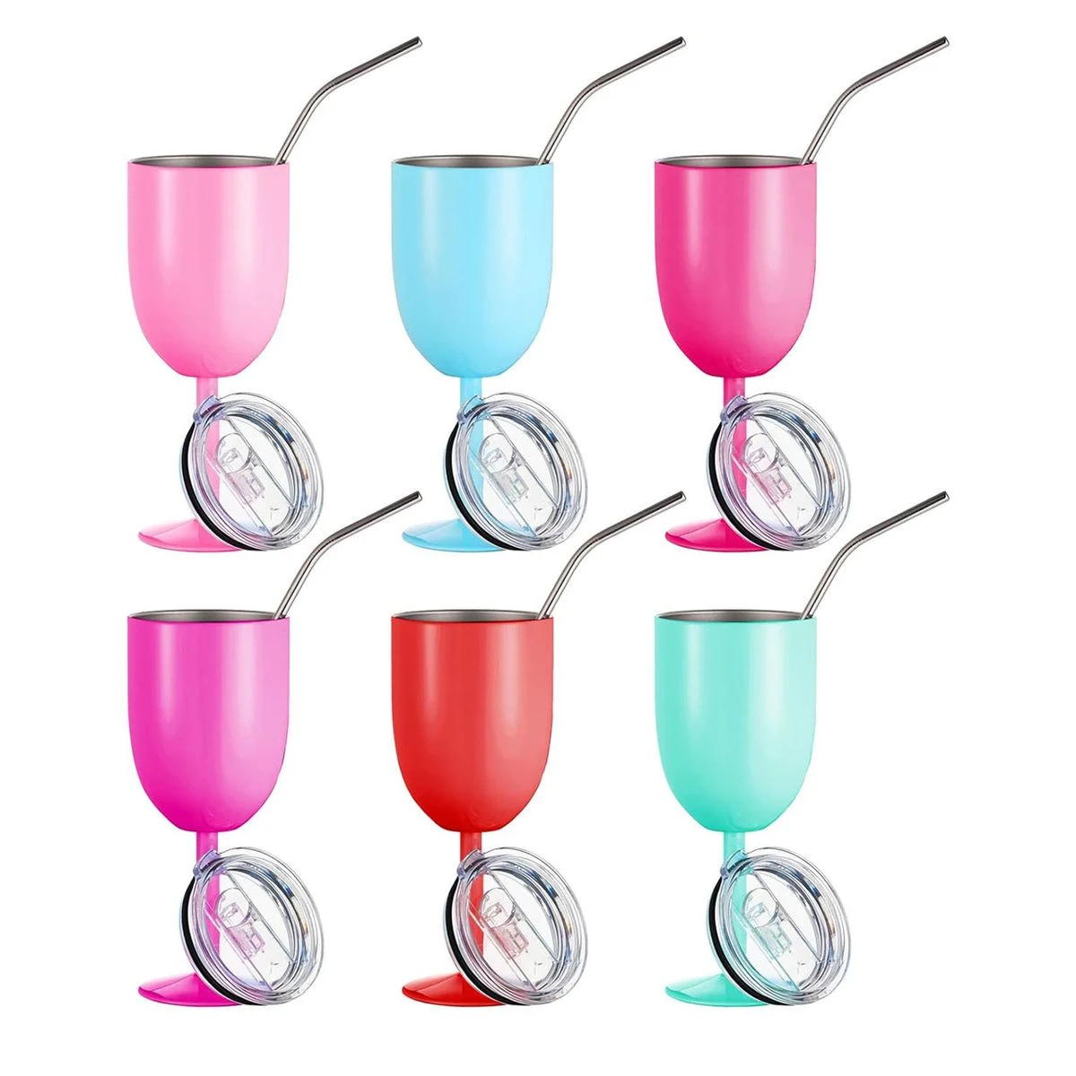 10Oz Stainless Insulated Wine Goblet 1