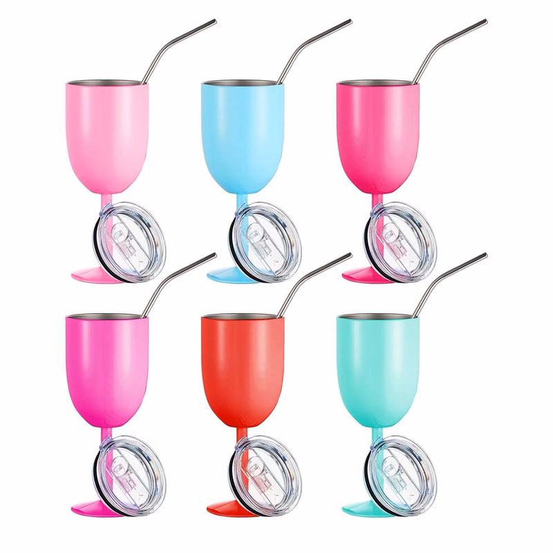 10Oz Stainless Insulated Wine Goblet