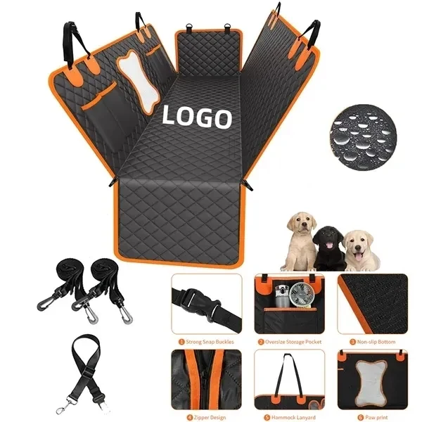 Pet Car Seat Protector with Scratch-Resistant Nonslip Cover 1
