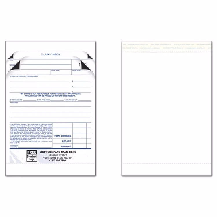 Jewelry Repair Orders with Envelope, Large