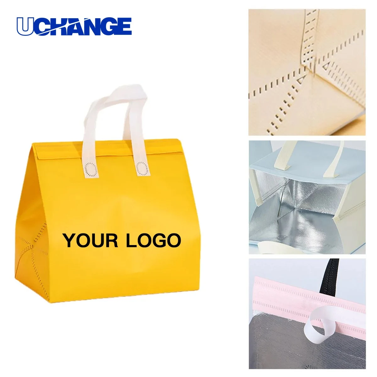 Reusable Thermal Food Bag Cooler with Handle 1