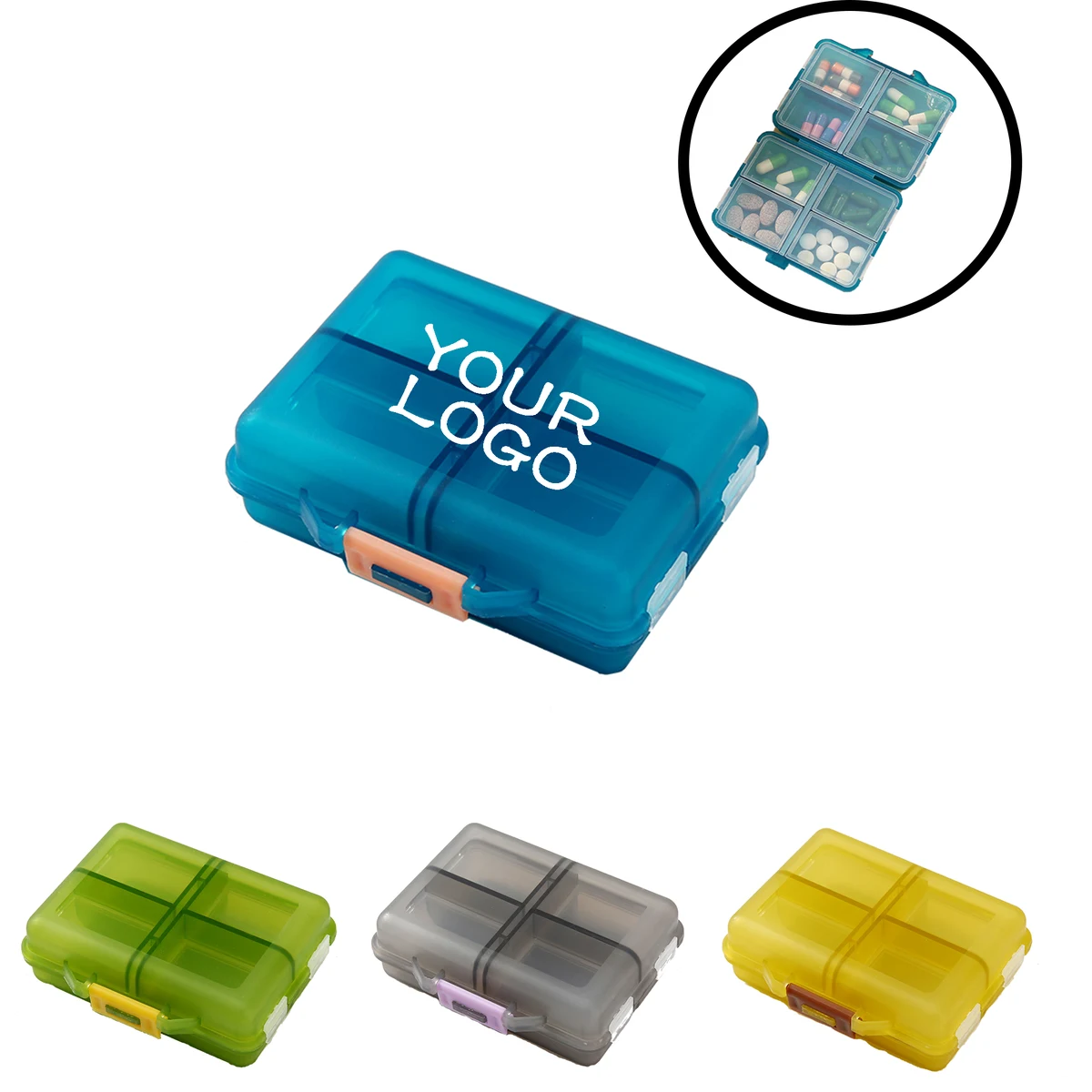 MOQ 20 PCS Weekly Medication Box 1