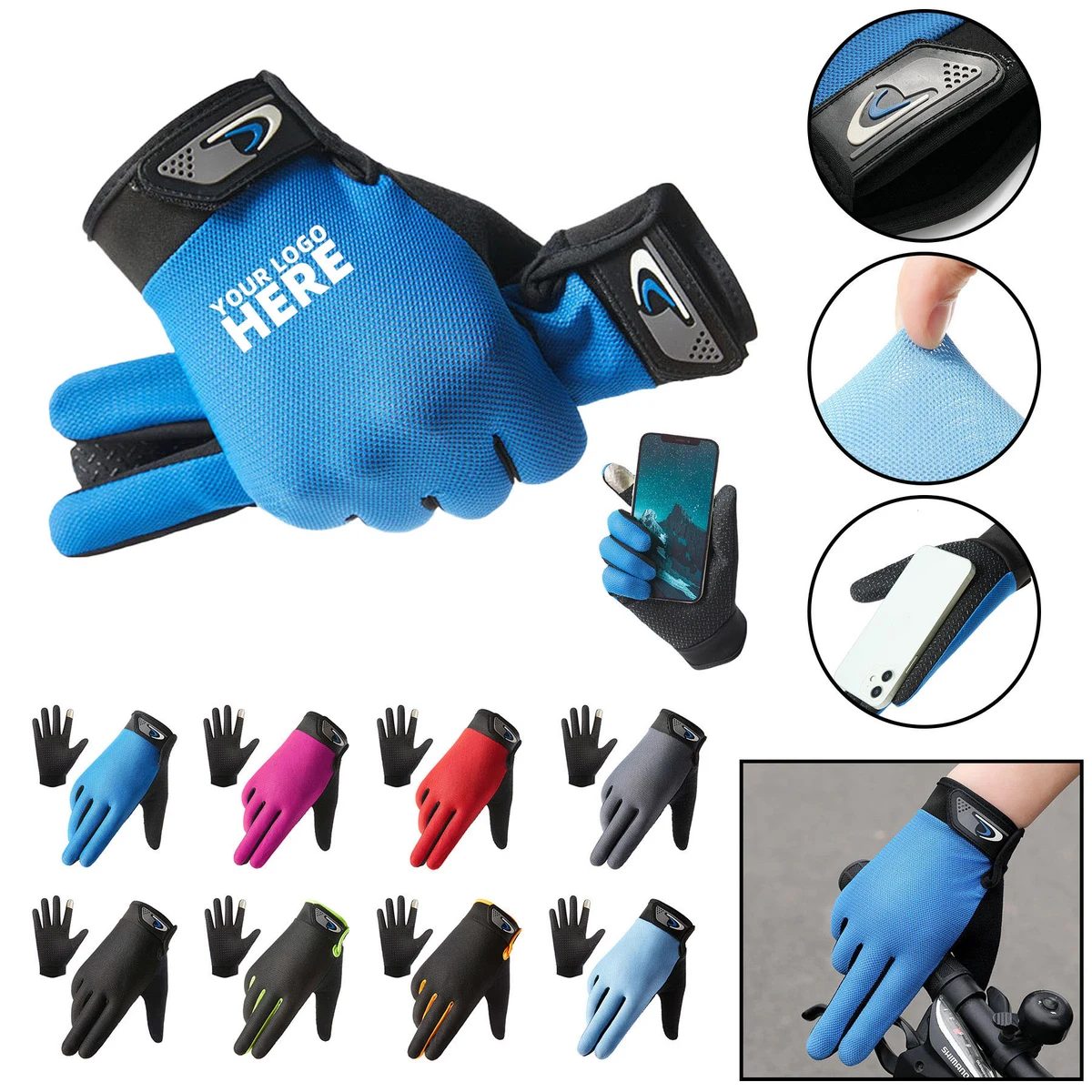 Riding Glove On Road MTB Gloves Touch Screen 1