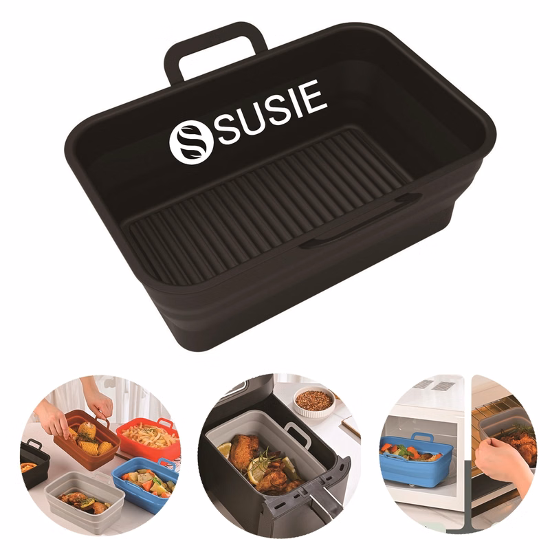 Foldable Air Fryer Silicone Pot