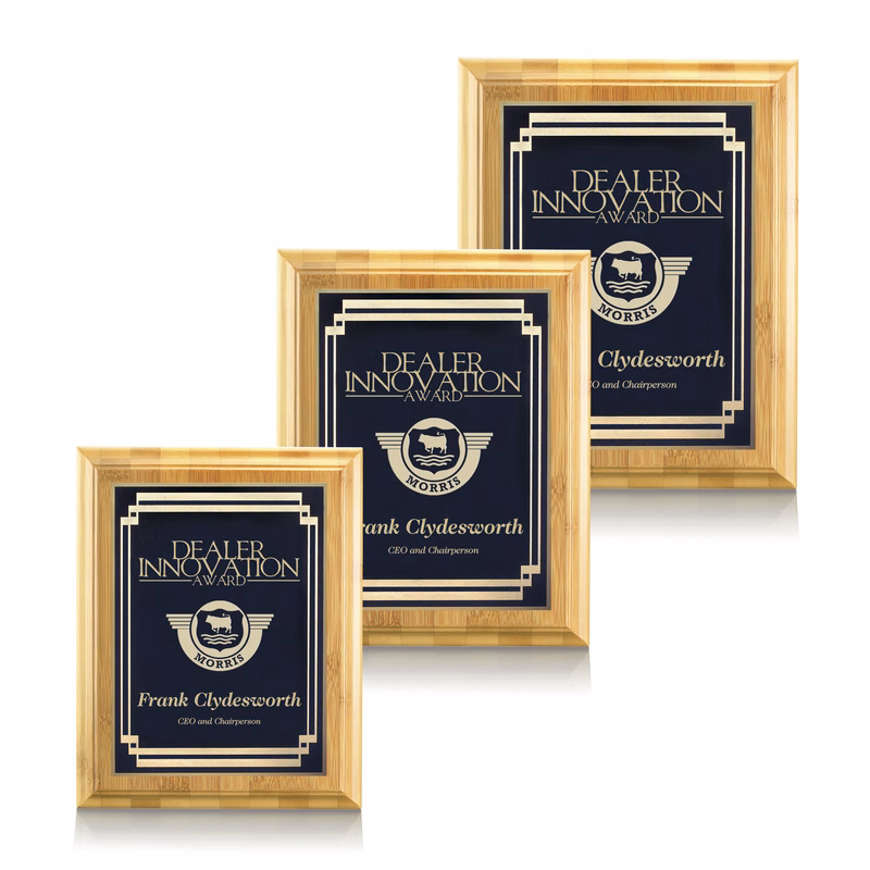 Bamboo/Marquis Plaque