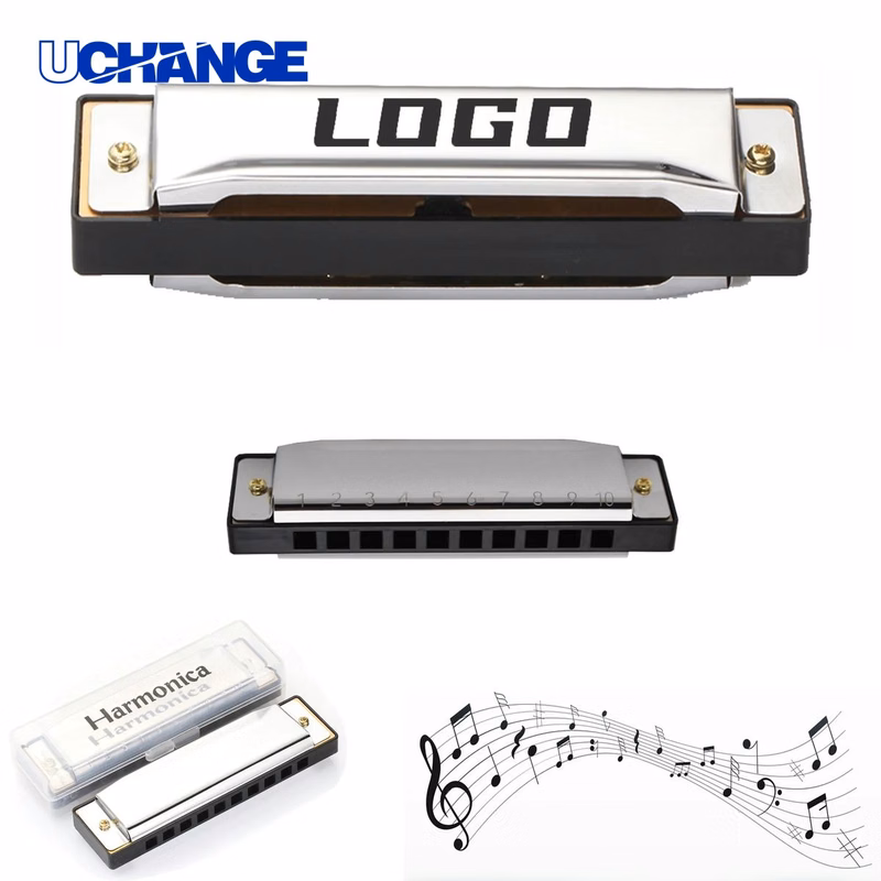 10 Hole C Key Diatonic Blues Harmonica Instrument