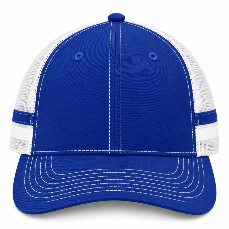 Port Authority Two-Stripe Snapback Trucker Cap. 1