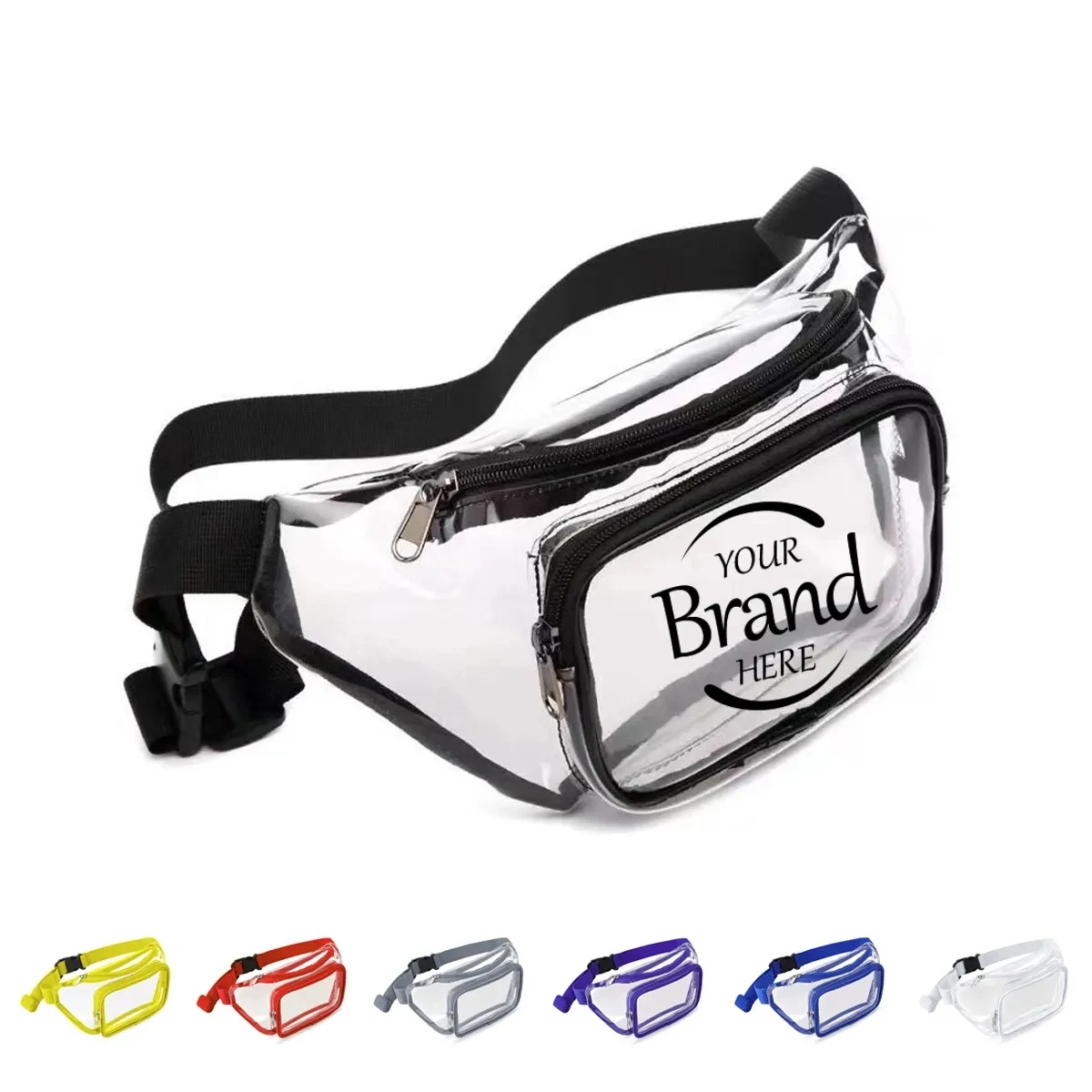 Clear Waist Bag With Adjustable Strap 1
