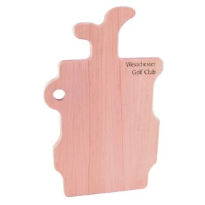 Wood Cutting Board - Golf Bag 1