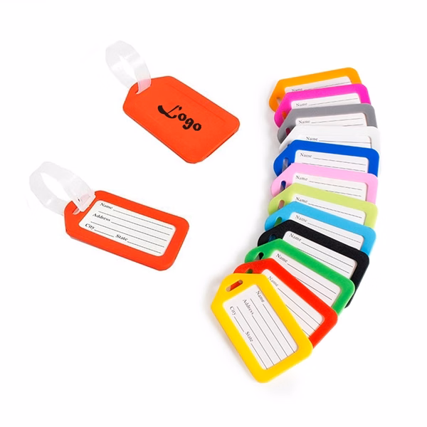 Plastic Luggage Identifier with Address Card
