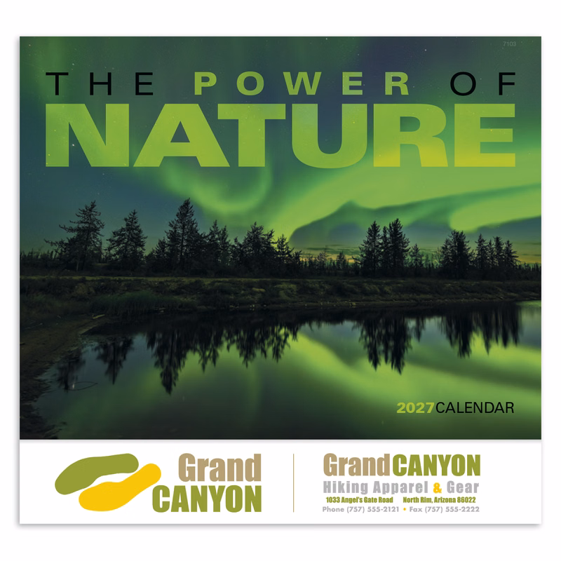 Good Value™ The Power of Nature - Stapled Calendar