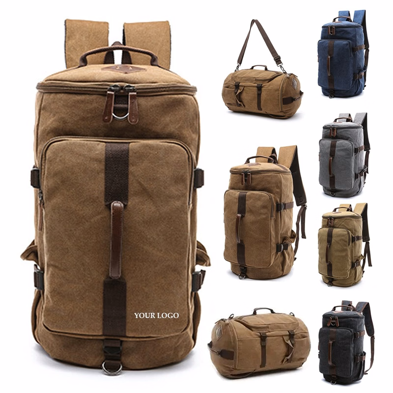 3 In 1 Laptop Men's Backpack Leisure Canvas Travel Backpacks