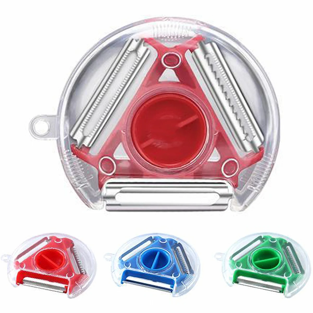 Triple Function Plastic Vegetable Peeler 1