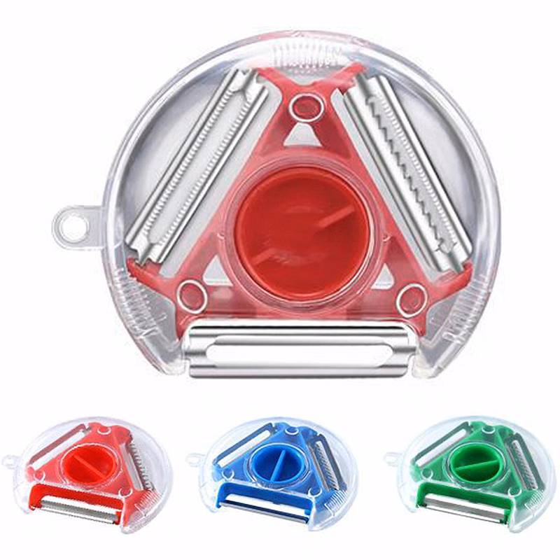 Triple Function Plastic Vegetable Peeler