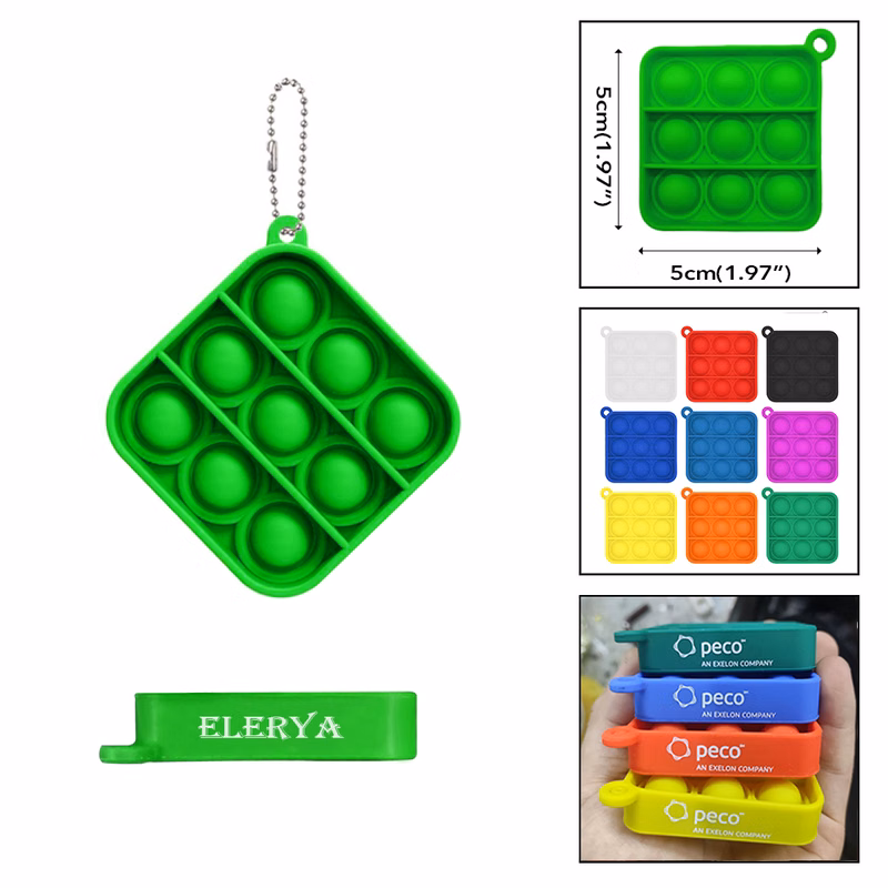 Bubble Fidget Popper with keychain