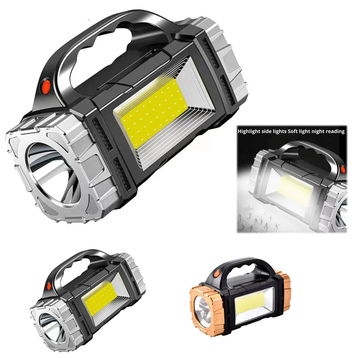 High Power Rechargeable LED Flashlight 1