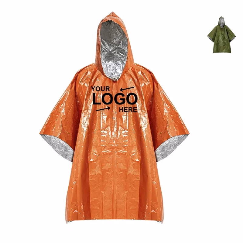 Reflective Emergency Rain Ponchos