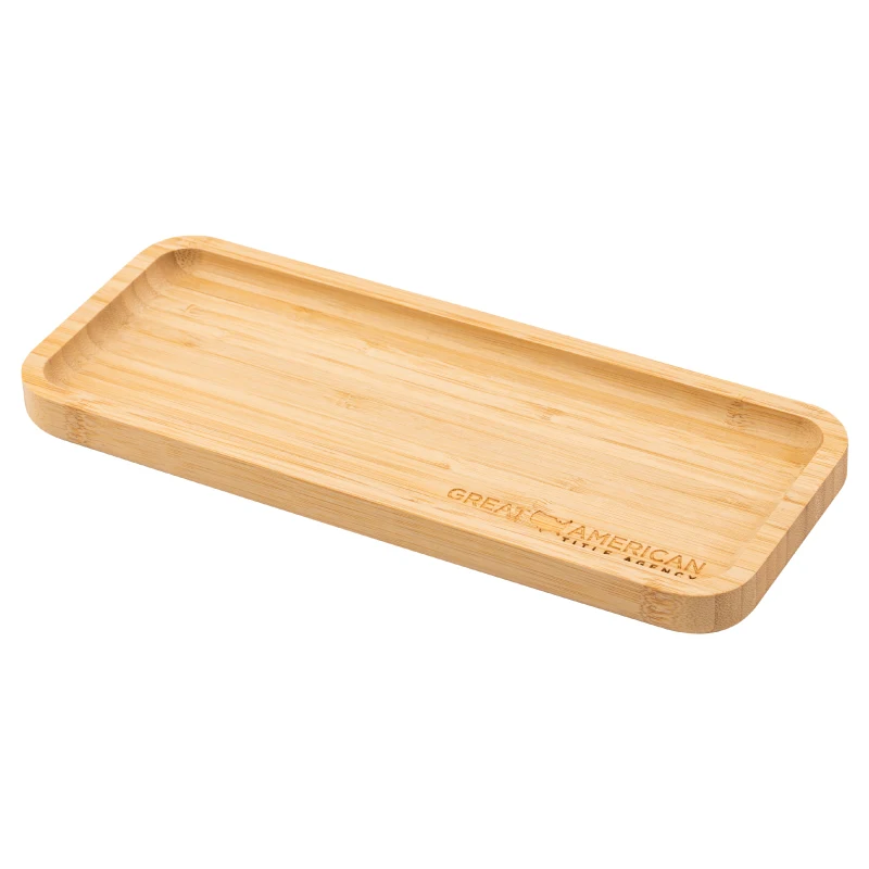 Rectangular Bamboo Serving Tray 1