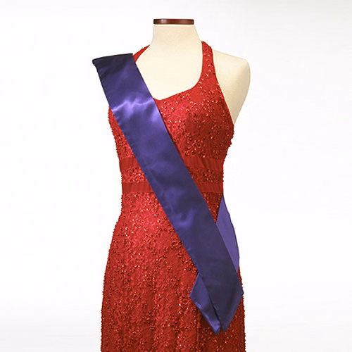 Purple Pageant Sash