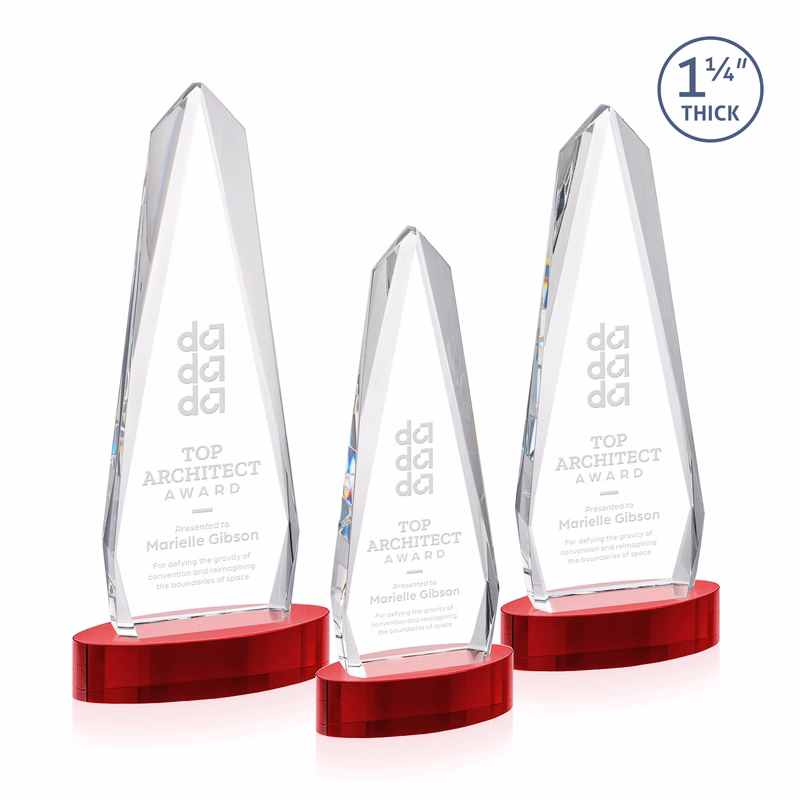 Cheswick Award on Alberton Base - Red