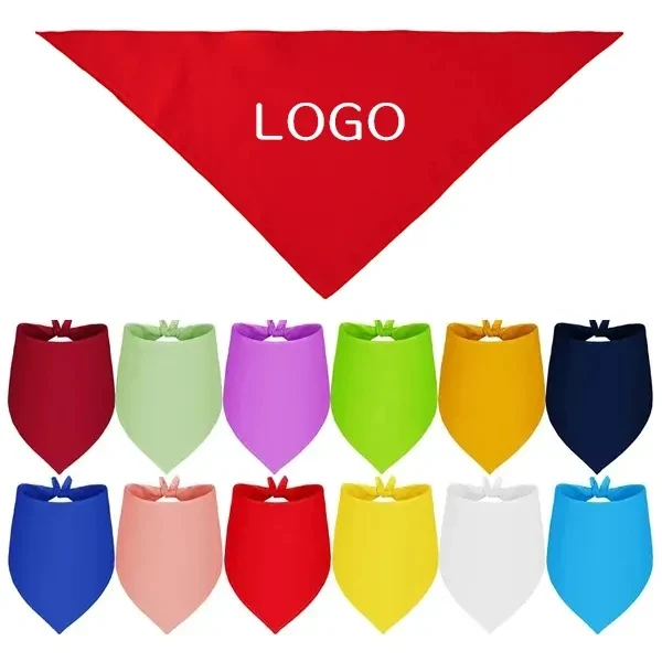 Adjustable Dog Bandana with Washable Triangle Bib for Pets 1