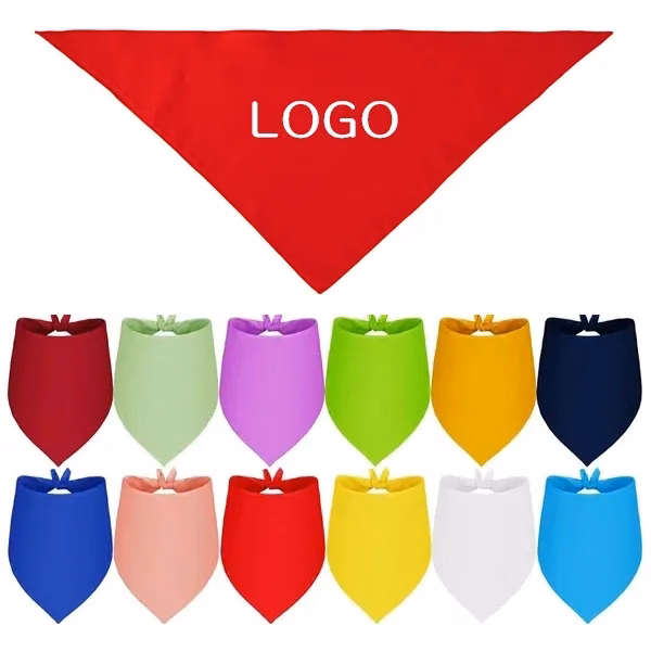 Adjustable Dog Bandana with Washable Triangle Bib for Pets