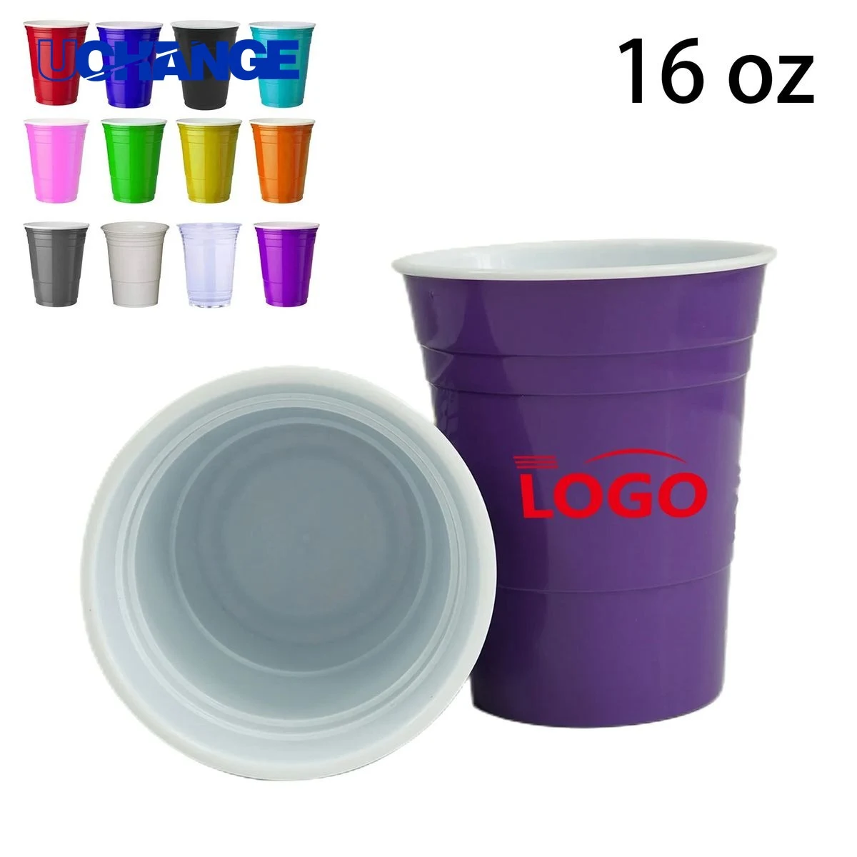 16oz Unbreakable Plastic Party Cup Tumbler 1