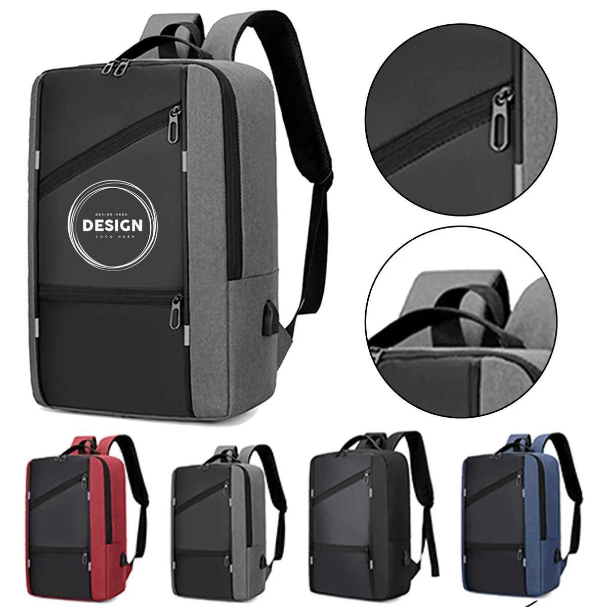 Business Casual Laptop Backpack 1