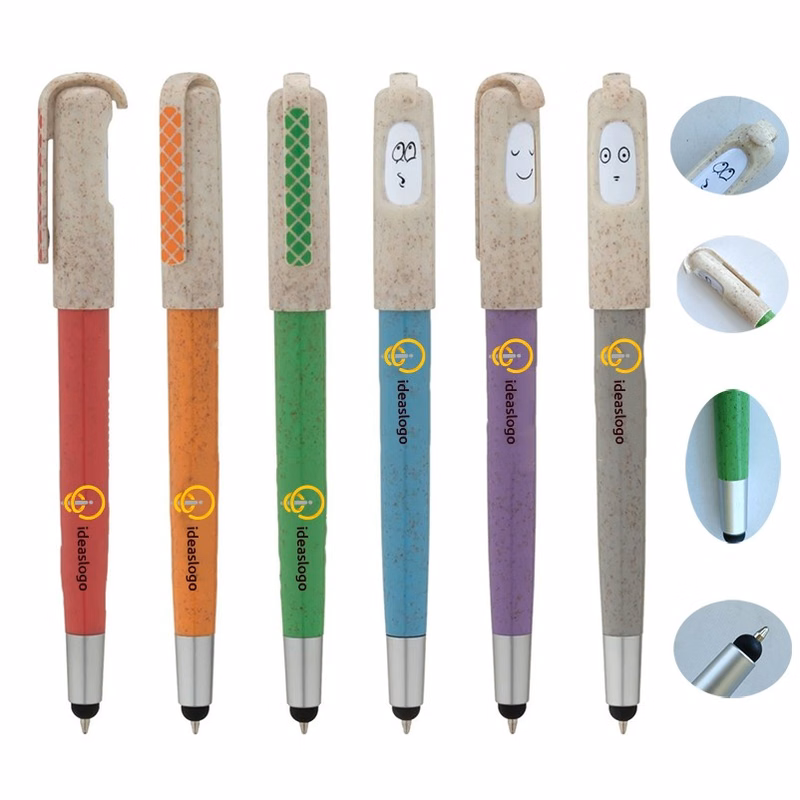 Wheat Straw Ballpoint Stylus Pen