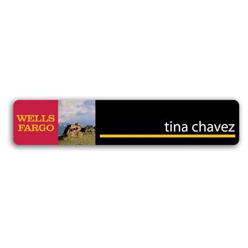 Nameplate w/Rounded Corners (10"x2") Rectangle 1